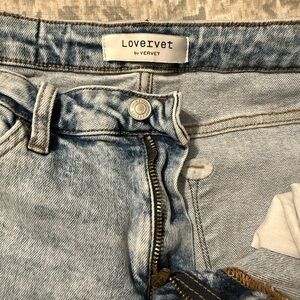 Lovervet Size 9/29 Light Wash Distressed Denim Jeans